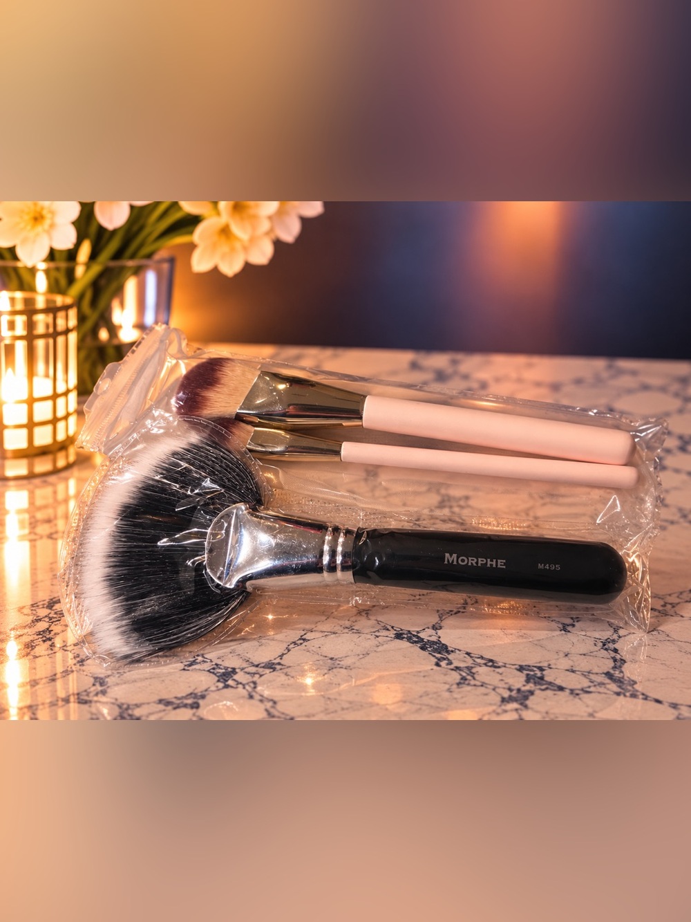 New Makeup Brush Bundle – Morphe M495 + 2 Face Brushes